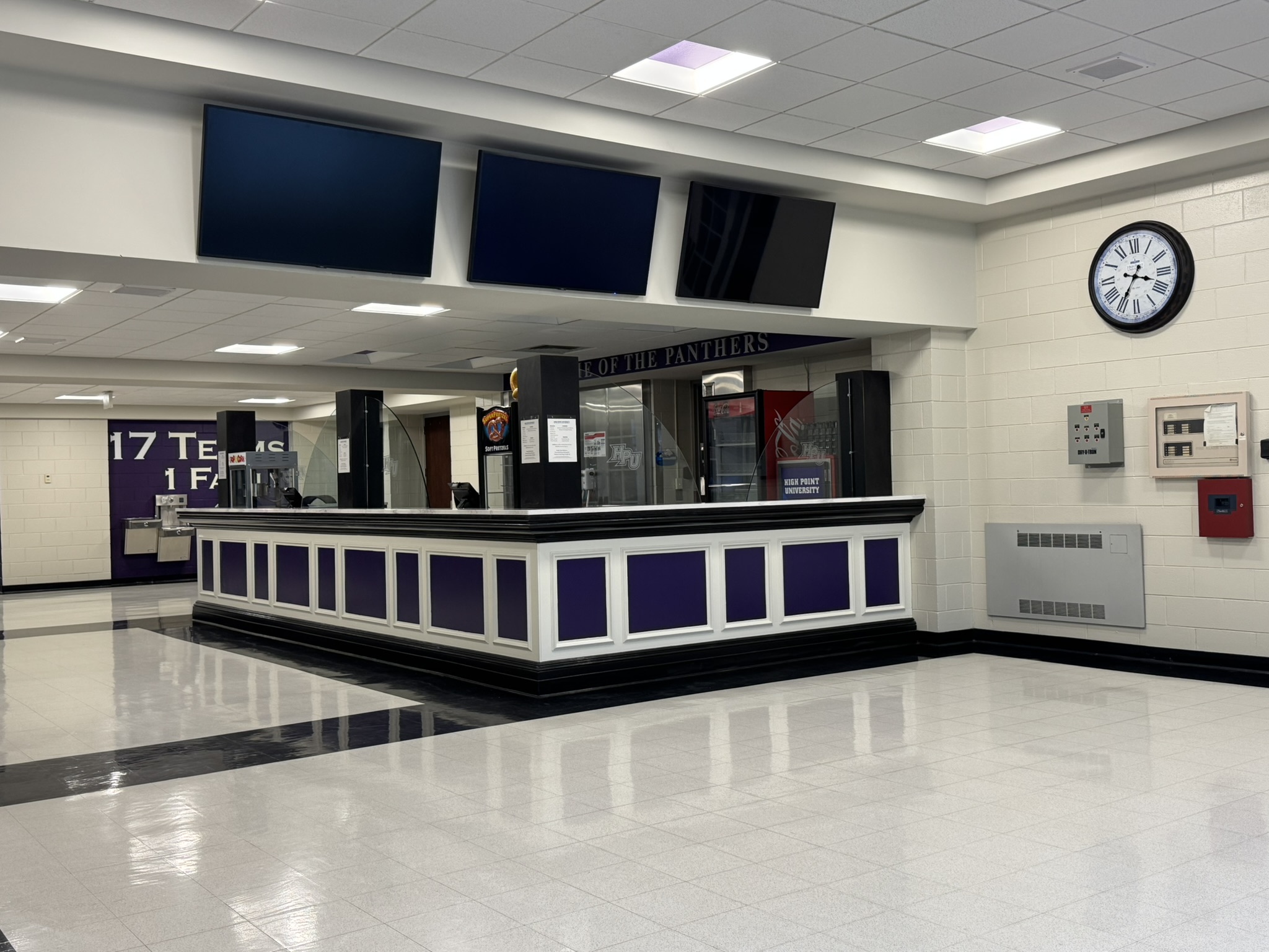 High Point University — Millis Gym bar area